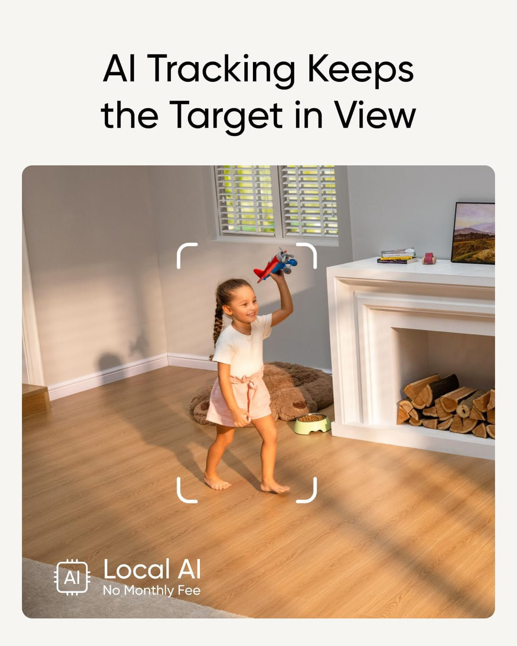 eufy Security 4K Indoor Cam S350, No Subscription, Dual Cameras, 8Ã Zoom