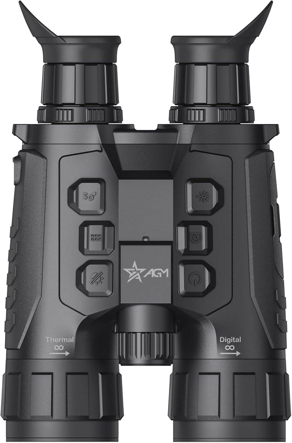 AGM Global Vision ObservIR LRF Dual-Spectrum Thermal & Digital Day/Night Vision Binoculars with Built-in Laser Range Finder, 4K Optical Channel