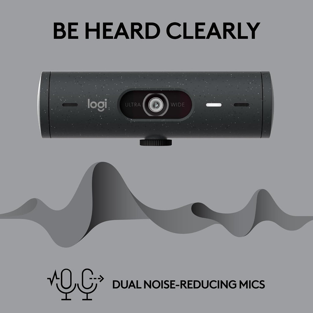 Logitech Brio 505 Full HD 1080p Business Webcam with Auto Light Correction