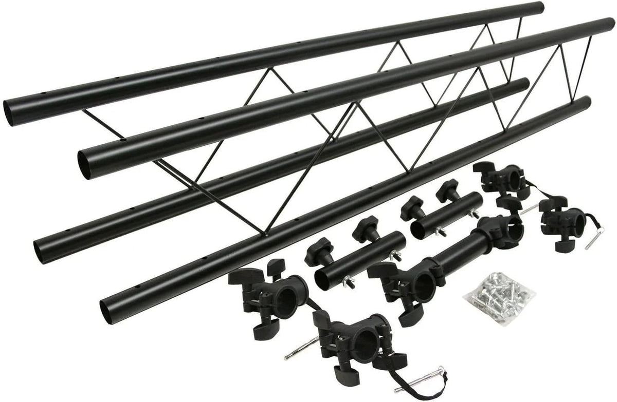 12 Foot Portable I-Beam Lighting Truss Section for Speaker Stands or Extension by MR DJ USA