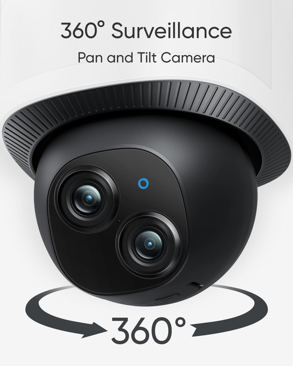 eufy Security Floodlight Camera E340, Dual-Lens, 360Â° Coverage, 8X Zoom