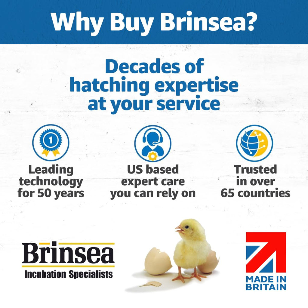Brinsea Ovation 56 EX Egg Incubator, Automatic Turning & Humidity Control