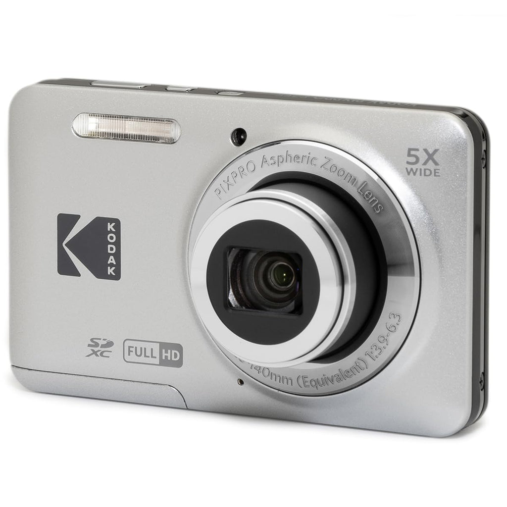 KODAK PIXPRO FZ55 16MP Compact Digital Camera, 5X Optical Zoom, Blue