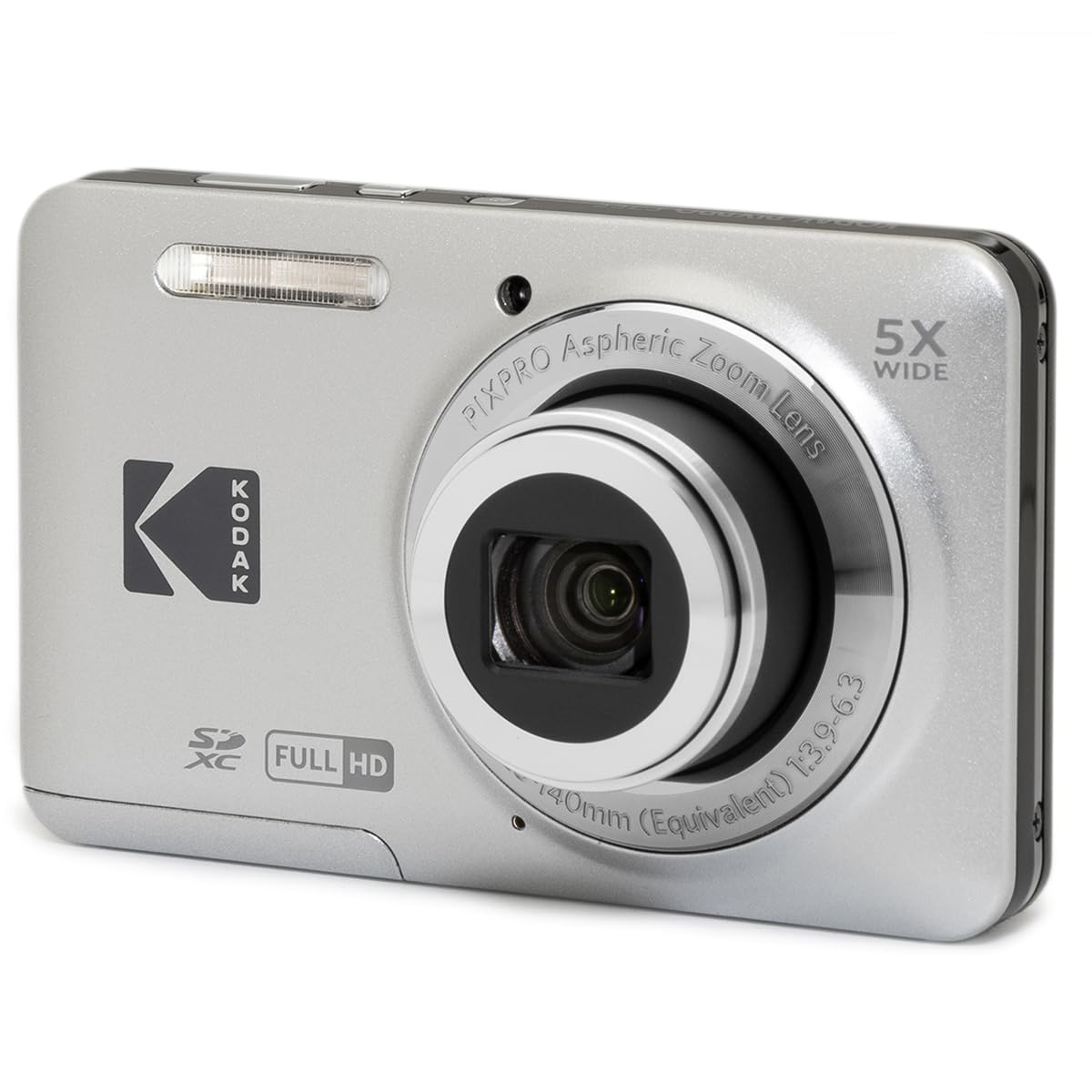 KODAK PIXPRO FZ55 16MP Compact Digital Camera, 5X Optical Zoom, Blue
