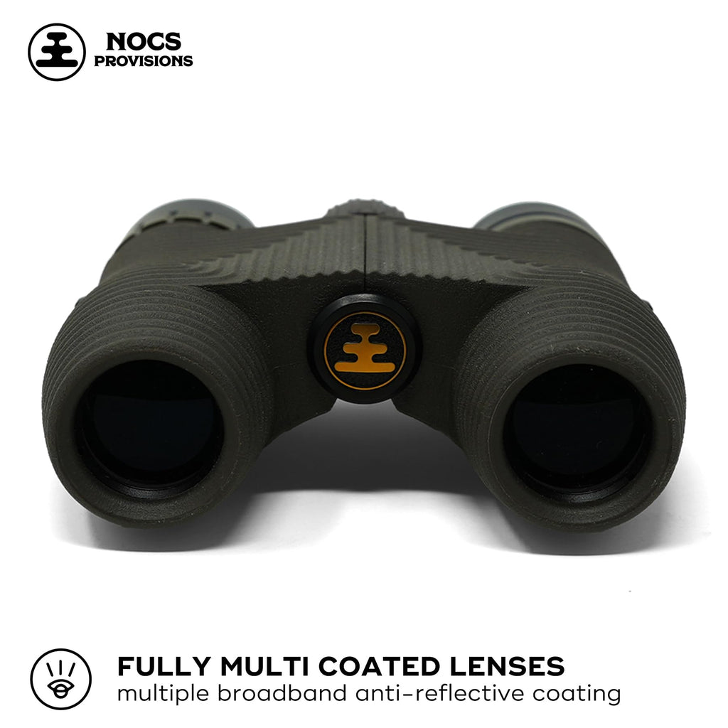 Nocs Provisions Standard Issue 10x25 Binoculars, Waterproof, Bird Watching