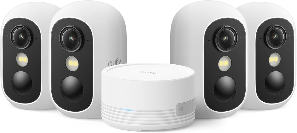 eufy Security eufyCam C35 4-Cam Kit, Wireless Indoor/Outdoor Camera