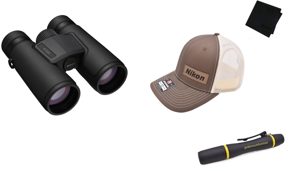 NIKON Monarch M5 Binoculars | Waterproof Fogproof ED Glass Optics with Dielectric Prism Coating | Bright High-Resolution Outdoor Binoculars for Birdwatching, Hiking & Wildlife, 8x42