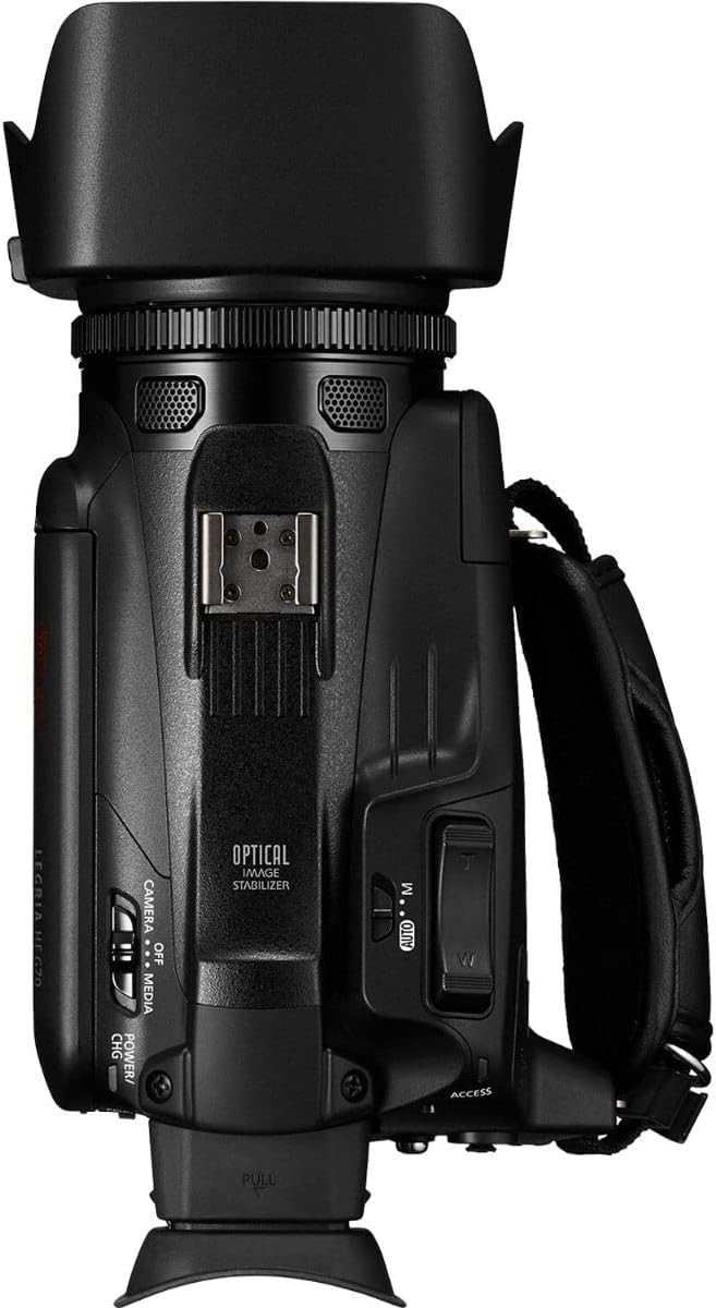 Canon VIXIA HF G70 Camcorder 1/2.3" 4K UHD CMOS Sensor 20x Optical Zoom, 800x Digital Zoom, Image Stabilization, HDMI, USB Live Streaming, Time Stamp On-Screen Display Recording