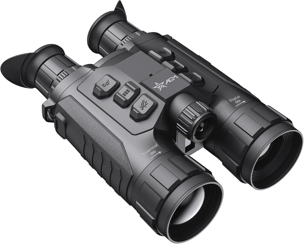 AGM Global Vision ObservIR LRF Dual-Spectrum Thermal & Digital Day/Night Vision Binoculars with Built-in Laser Range Finder, 4K Optical Channel