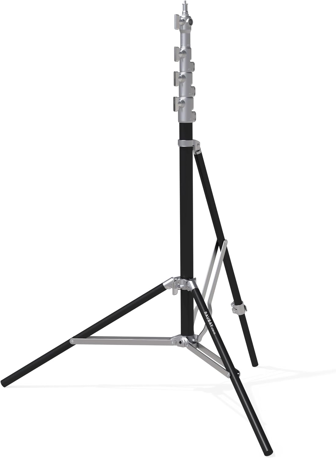 RAUBAY 10ft Corner Light Stand, Air Cushion, Silver, LT30-CS