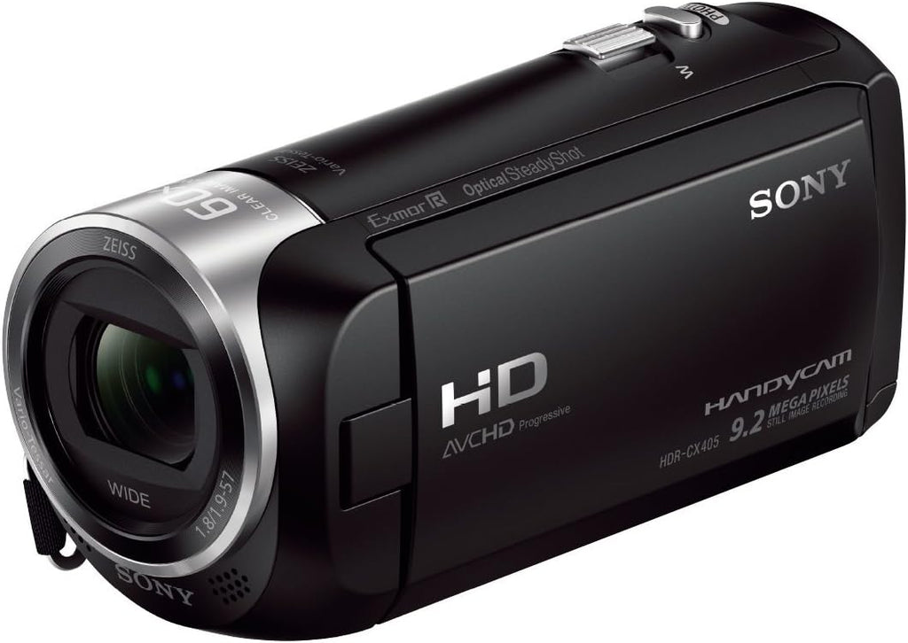 Sony HDR-CX405 9.2 MP Full HD Camcorder (30x Optical Zoom) - Black (Renewed)