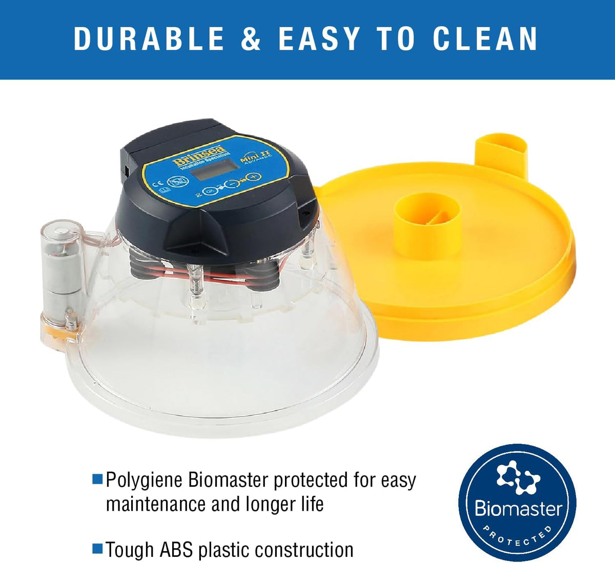 Brinsea Mini II Advance Incubator with Automatic Turner for Hatching 7 Eggs