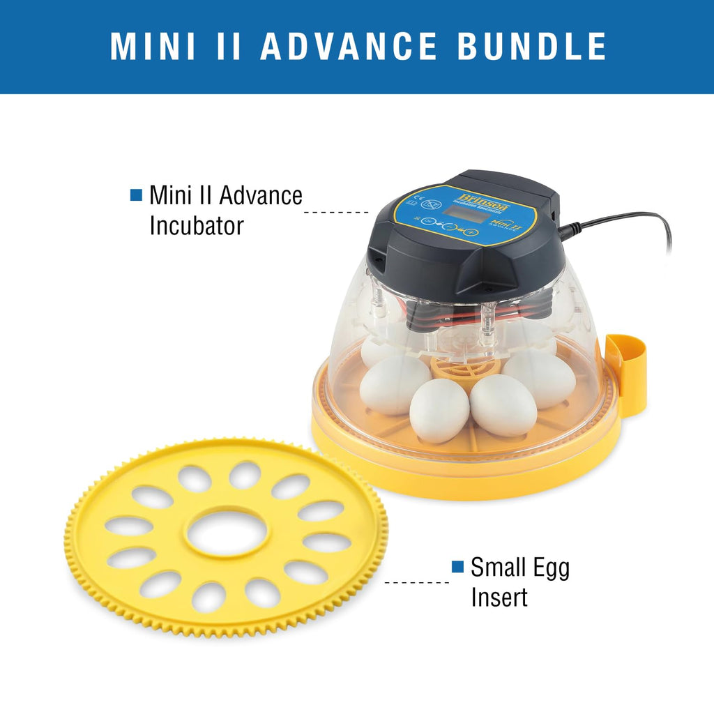 Brinsea Mini II Advance Incubator with Automatic Turner for Hatching 7 Eggs