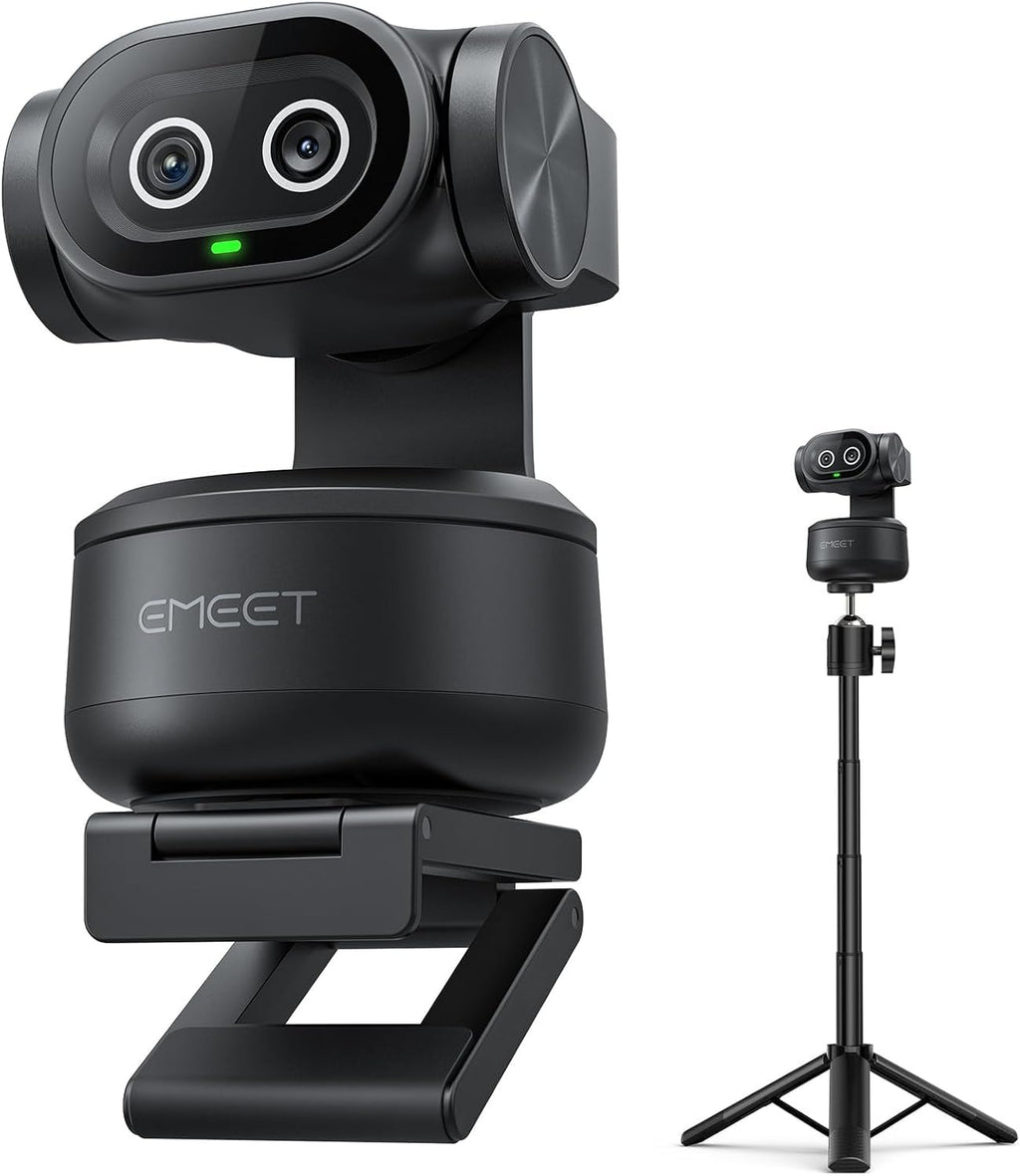 EMEET PIXY Dual-Camera AI-Powered PTZ Camera 4K, AI Tracking