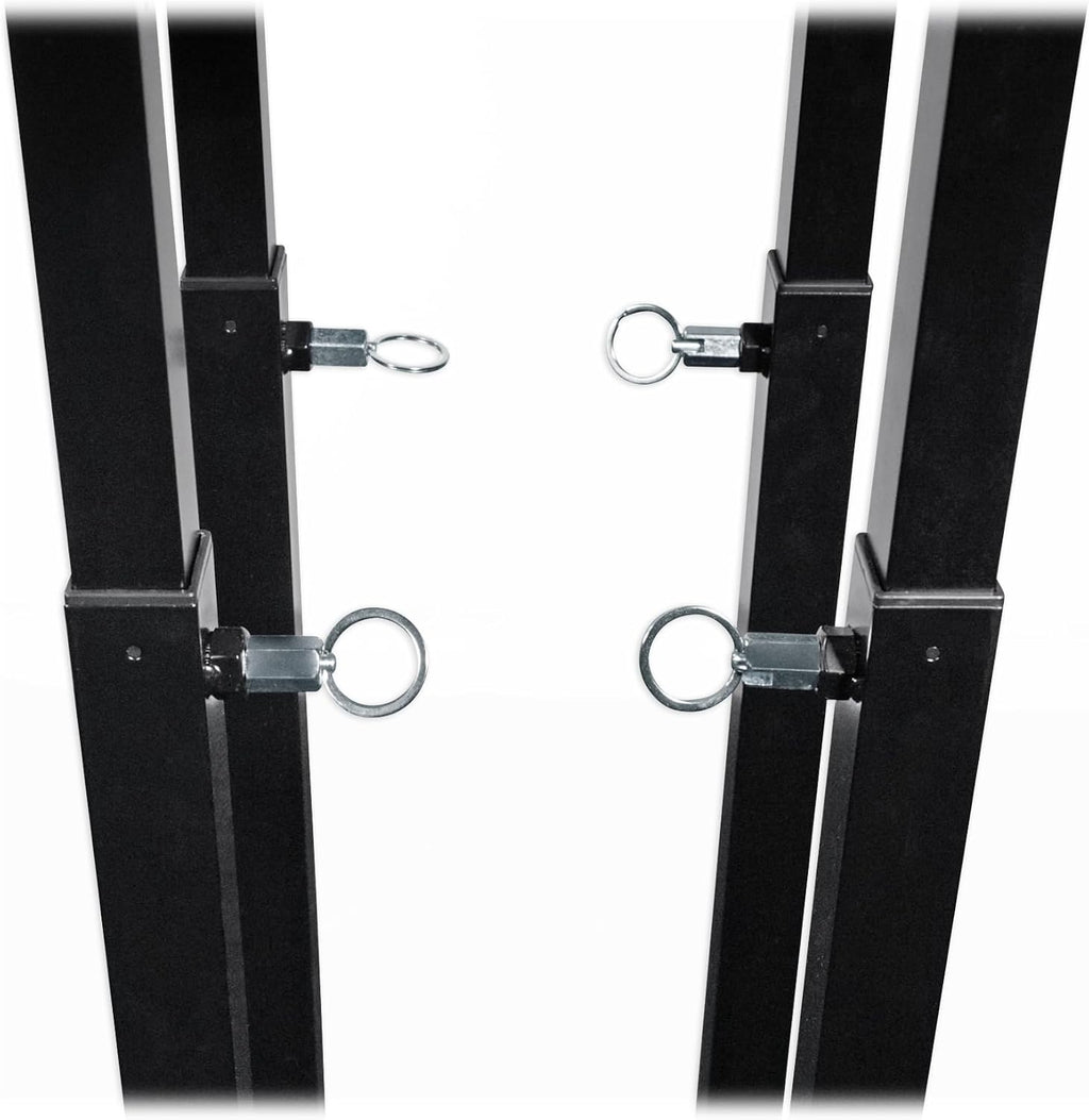 Rockville RTP32B Black Totem Light Stand For VIZI SPOT 5R Lights, 2-Pack
