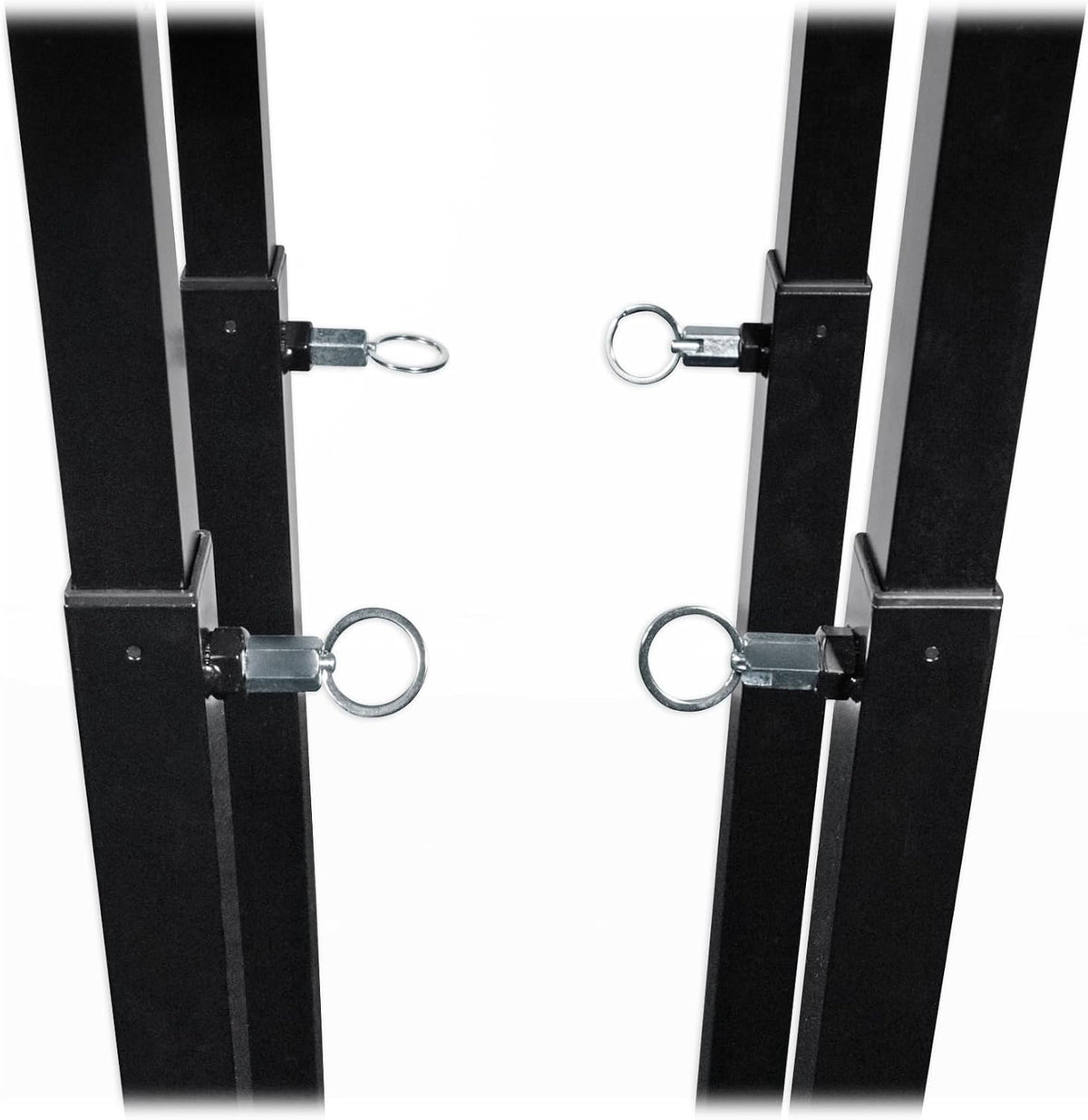 Rockville Bundle: (2) RTP32B Totem Stands+Black+White Scrims for (2) American DJ Inno Spot Pro Lights (2 Items)