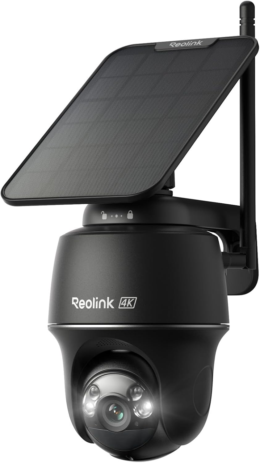 REOLINK Argus PT Ultra First 4K Solar Security Cameras Wireless Outdoor