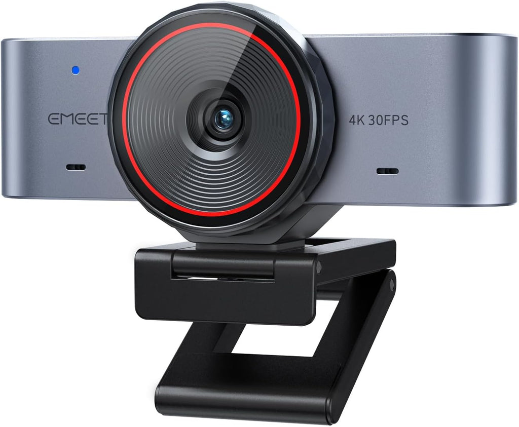 EMEET C960 Ultra 4K Webcam for Mac & PC, 1/1.5" Large Sensor, Metal Body