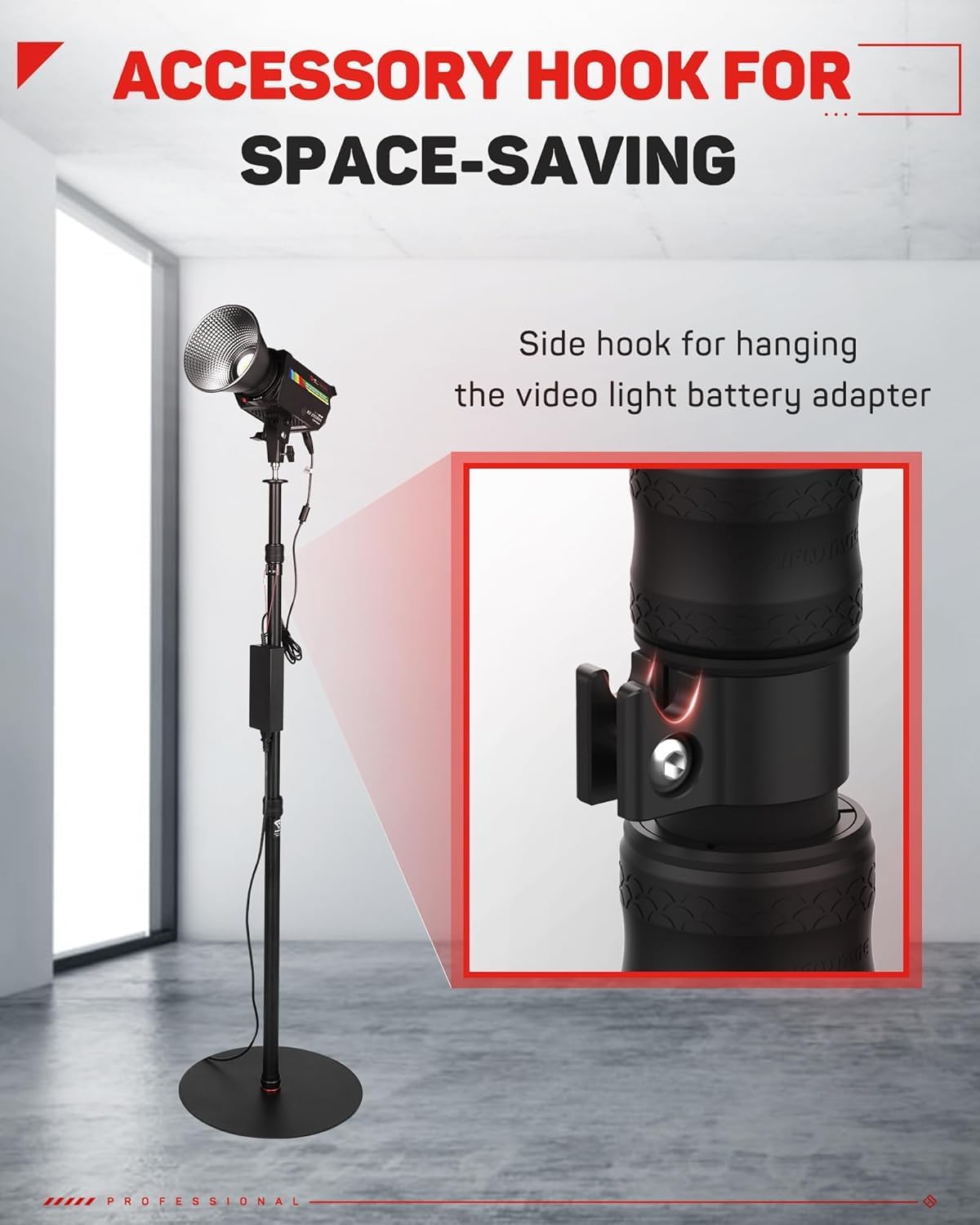 IFOOTAGE RB-A400 Round Base Light Stand Monopod 79" 2 Pack