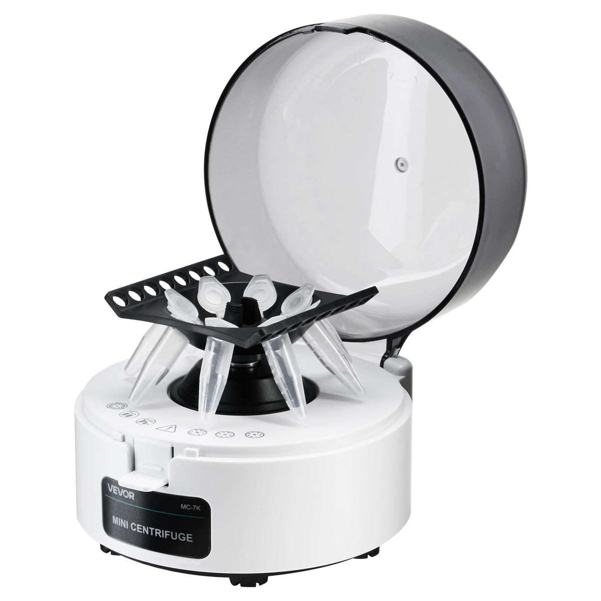 VEVOR Centrifuge Machine, 100-2100xg RCF Electric Laboratory Centrifuge Machine with 1 Rotor for 2/5/10/15/50ml Tube Capacity, Low Speed 500-4000rpm with Timer, Widely Used in Various Experiments
