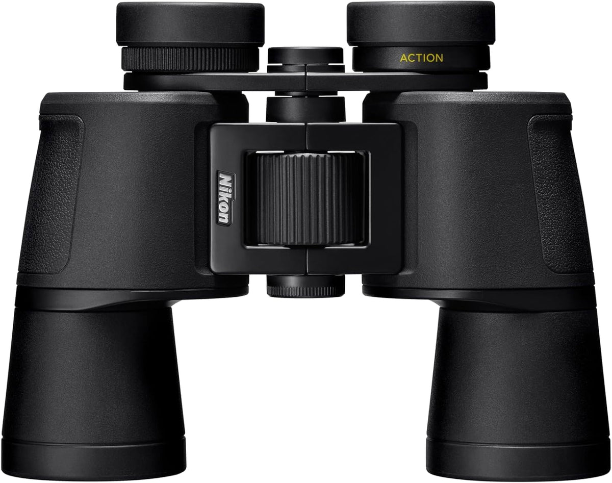 Nikon Action 8x42 Binocular | Multilayer-Coated Nikon Optics, Bright, Wide View, 8X Power, Turn-and-Slide Adjustable eyecups and Tripod-Ready Porro-Prism Design