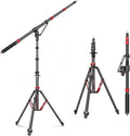 106in Adjustable Extension Photography Light Stand+Boom Arm for Light & C-Stands,Air-Cushioned Aluminum Photography Light Stand Tripod,with 1/4"+3/8â Screw for Softbox,Monolight, Photography,Softbox