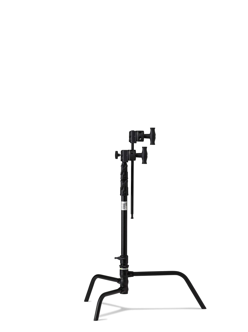 Kupo 20" C-Stand Turtle Base Kit Professional Grip Stand with 2.5" Grip Head and 20" Grip Arm, Heavy-Duty Steel Construction for Photography and Video Lighting - Silver (KS704512)