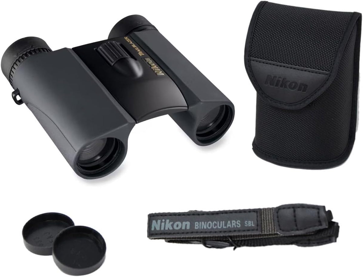 Nikon Trailblazer 8x25mm ATB Binoculars - Compact, Waterproof & Fogproof, Bright Multilayer-Coated Optics, Roof Prism - All-Terrain Outdoor Wildlife Viewing & Birdwatching Binoculars (8217)