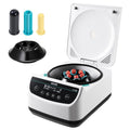 VEVOR Centrifuge Machine, 100-2100xg RCF Electric Laboratory Centrifuge Machine with 1 Rotor for 2/5/10/15/50ml Tube Capacity, Low Speed 500-4000rpm with Timer, Widely Used in Various Experiments