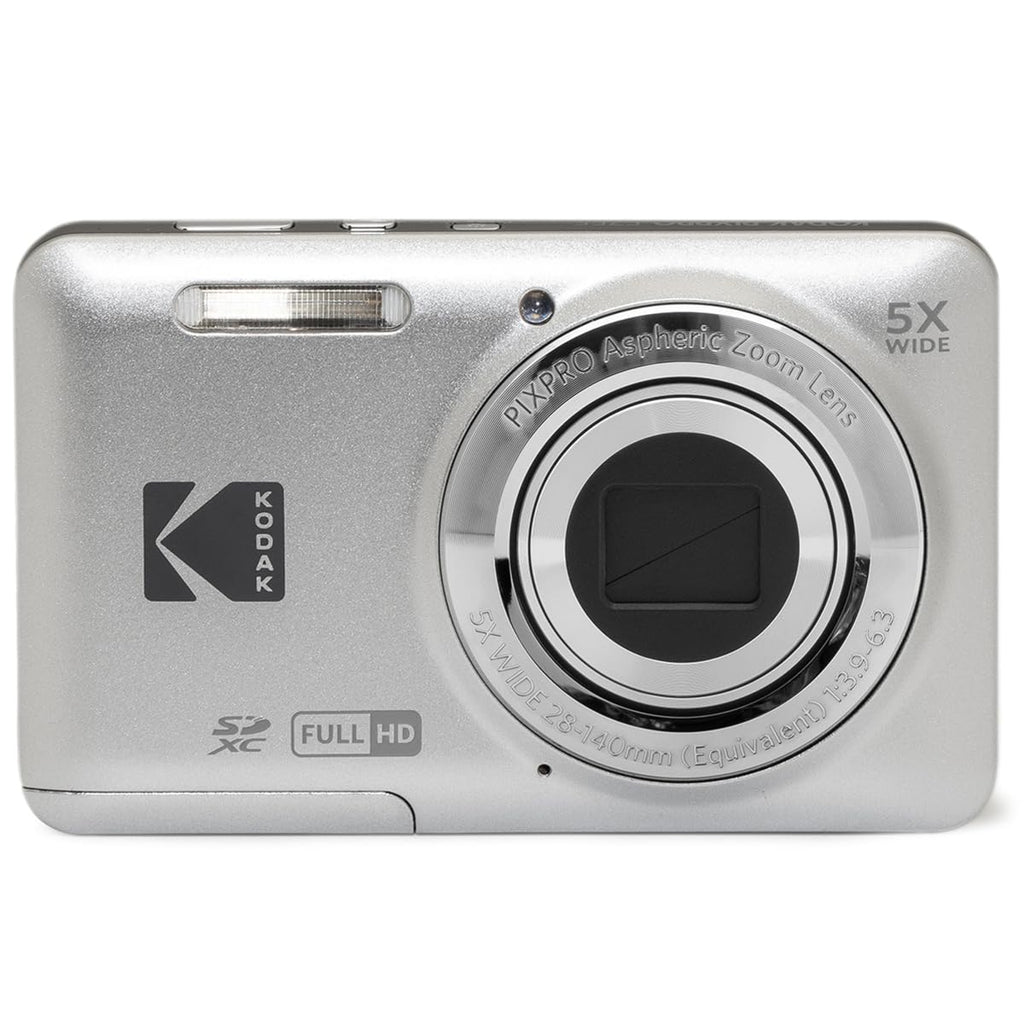 KODAK PIXPRO FZ55 16MP Compact Digital Camera, 5X Optical Zoom, Blue