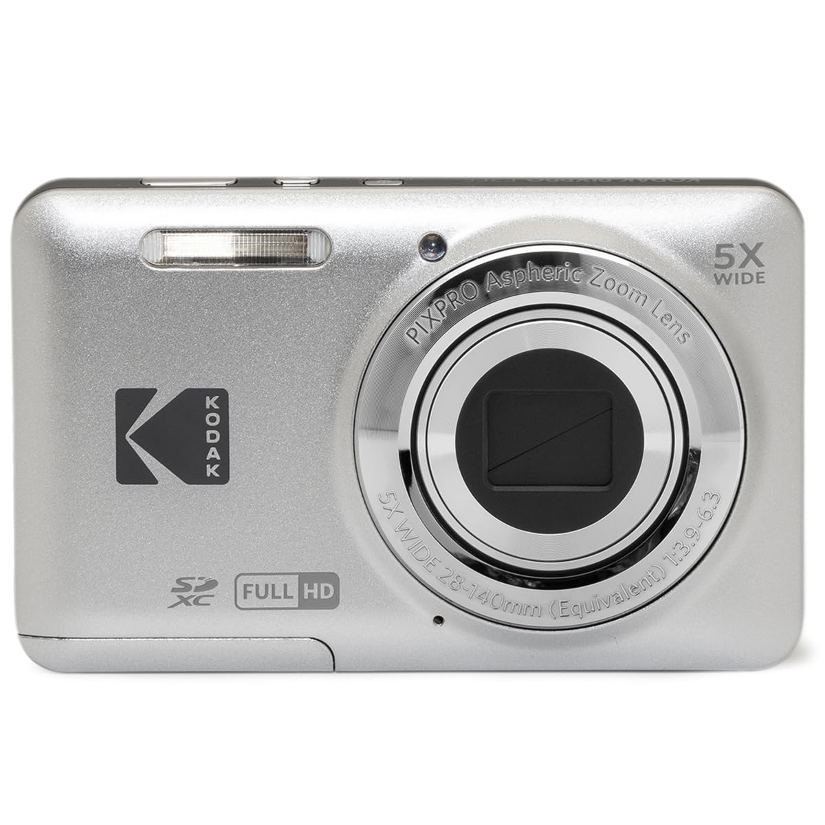 KODAK PIXPRO FZ55 16MP Compact Digital Camera, 5X Optical Zoom, Blue