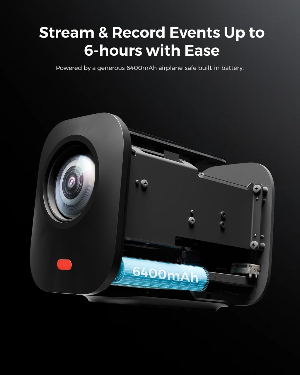 NearStream VM33 3-Pack Wireless Live Streaming Cameras, 10X Optical Zoom