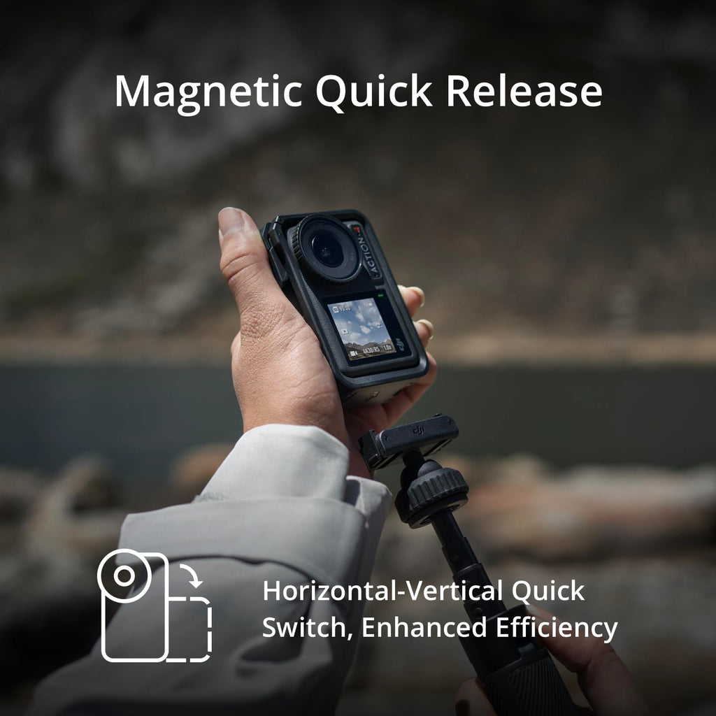 DJI Osmo Action 4 Essential Combo, Waterproof Action Camera Vlogging Camera