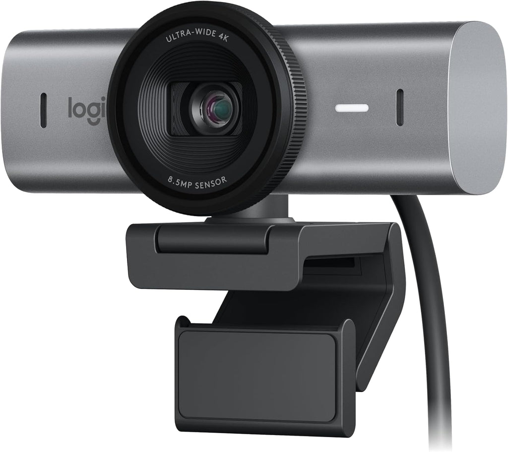 Logitech MX Brio Ultra HD 4K Webcam Collaboration and Streaming - Graphite