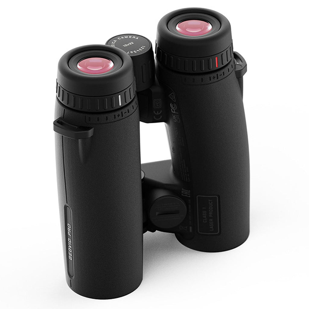 LEICA Geovid Pro 32 Rugged Compact Ergonomic Lightweight Weather-Proof Rangefinder Binoculars for Outdoor, Hunting, Bird Watching, Travel, Olive Green, 10x32