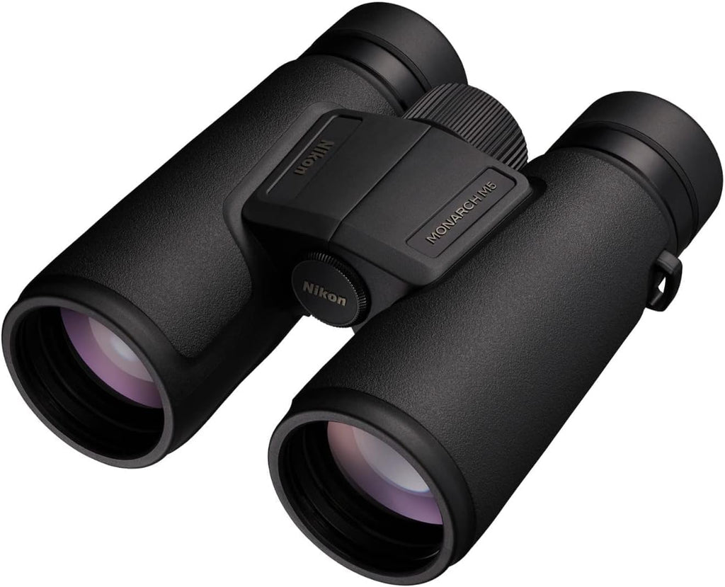 NIKON Monarch M5 Binoculars | Waterproof Fogproof ED Glass Optics with Dielectric Prism Coating | Bright High-Resolution Outdoor Binoculars for Birdwatching, Hiking & Wildlife, 8x42