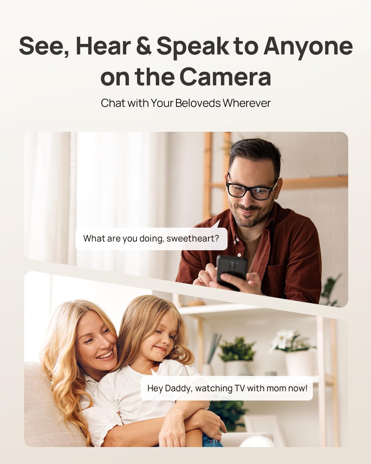 Anona 4K UHD Indoor Camera, Pet/Dog/Baby Security Camera with Phone App, 360Â°Pan-Tilt, 2.4G/5G Dual-Band Wi-Fi 6, Auto-Tracking, Person/Pet/Baby Crying Detection, Privacy Mode, Two-Way Audio, 4 Pack