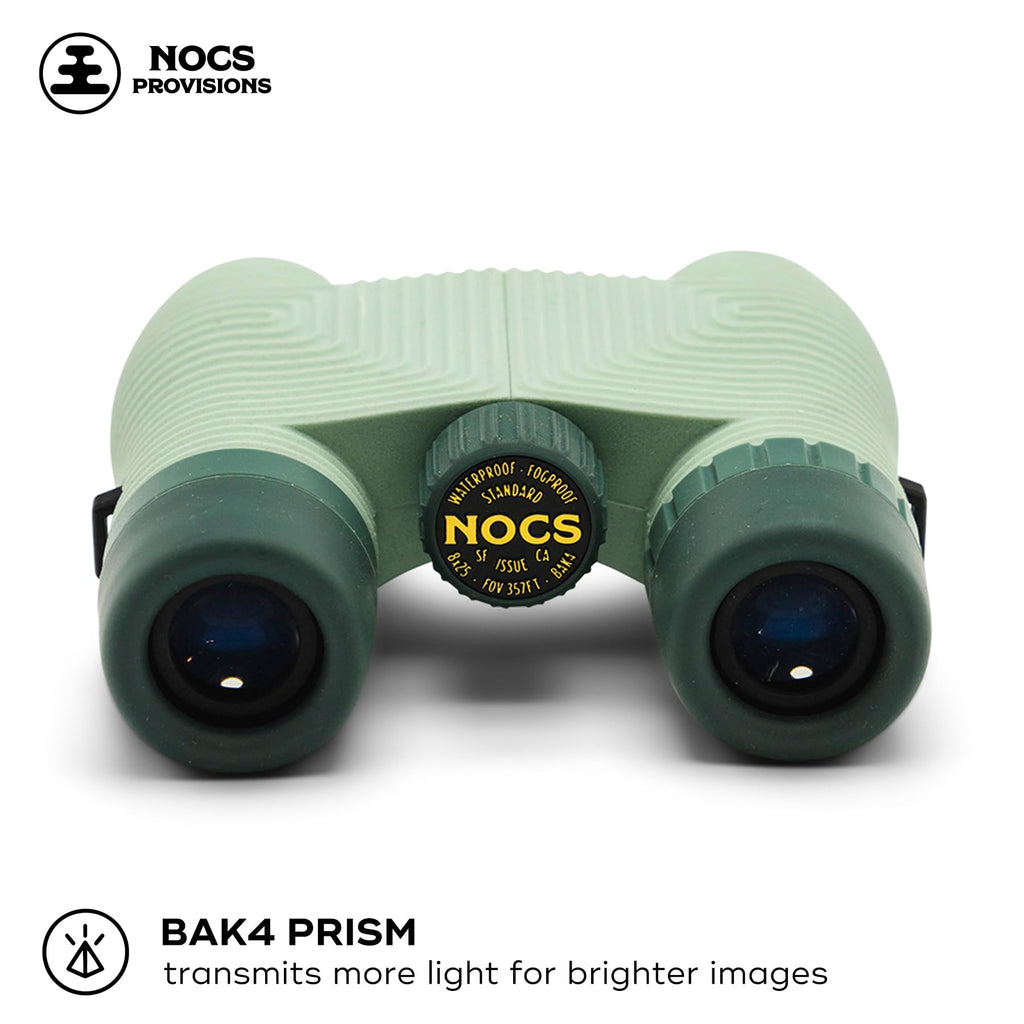 Nocs Provisions Standard Issue 10x25 Binoculars, Waterproof, Bird Watching
