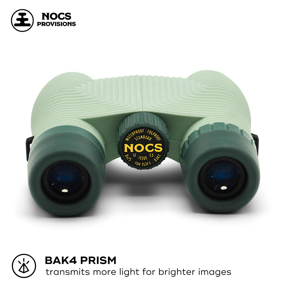 Nocs Provisions Standard Issue 10x25 Binoculars, Waterproof, Bird Watching
