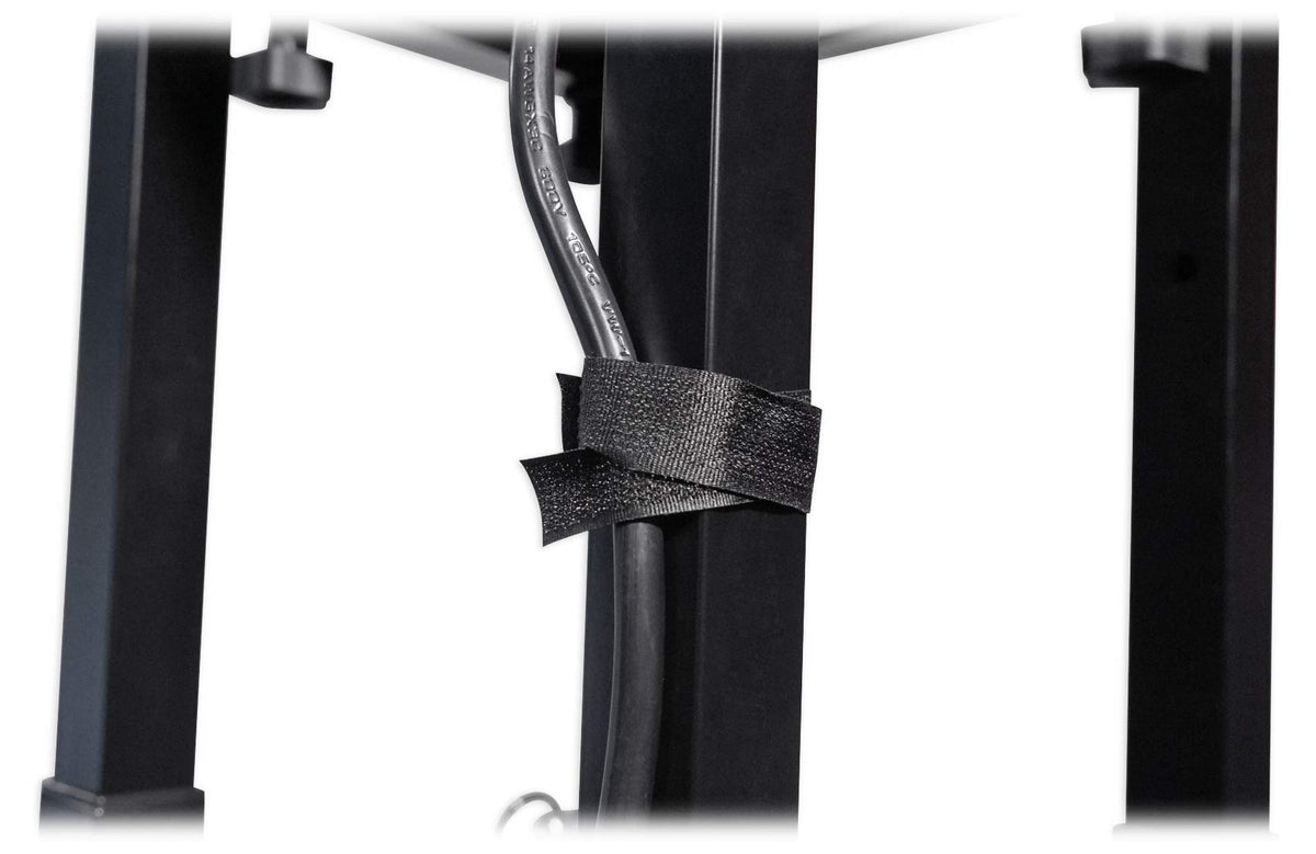 Rockville RTP32W White Totem Moving Head Light Stand with Scrims and Bags