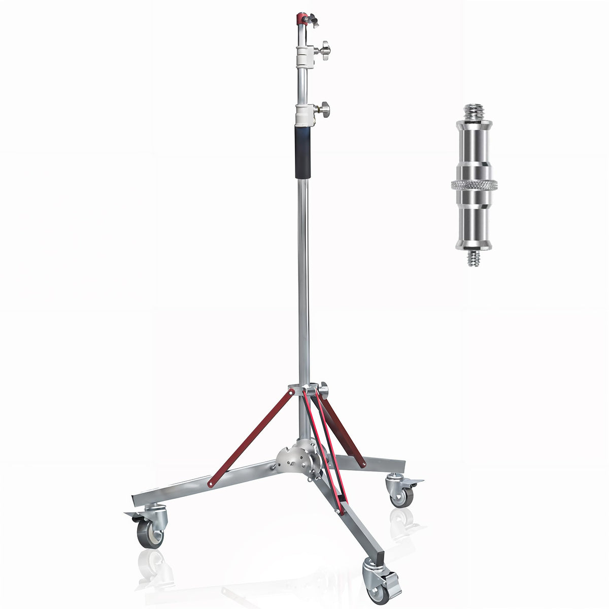 Kate 2Pcs Heavy Duty 10.8ft Light Stand with Casters for Softbox, Monolight