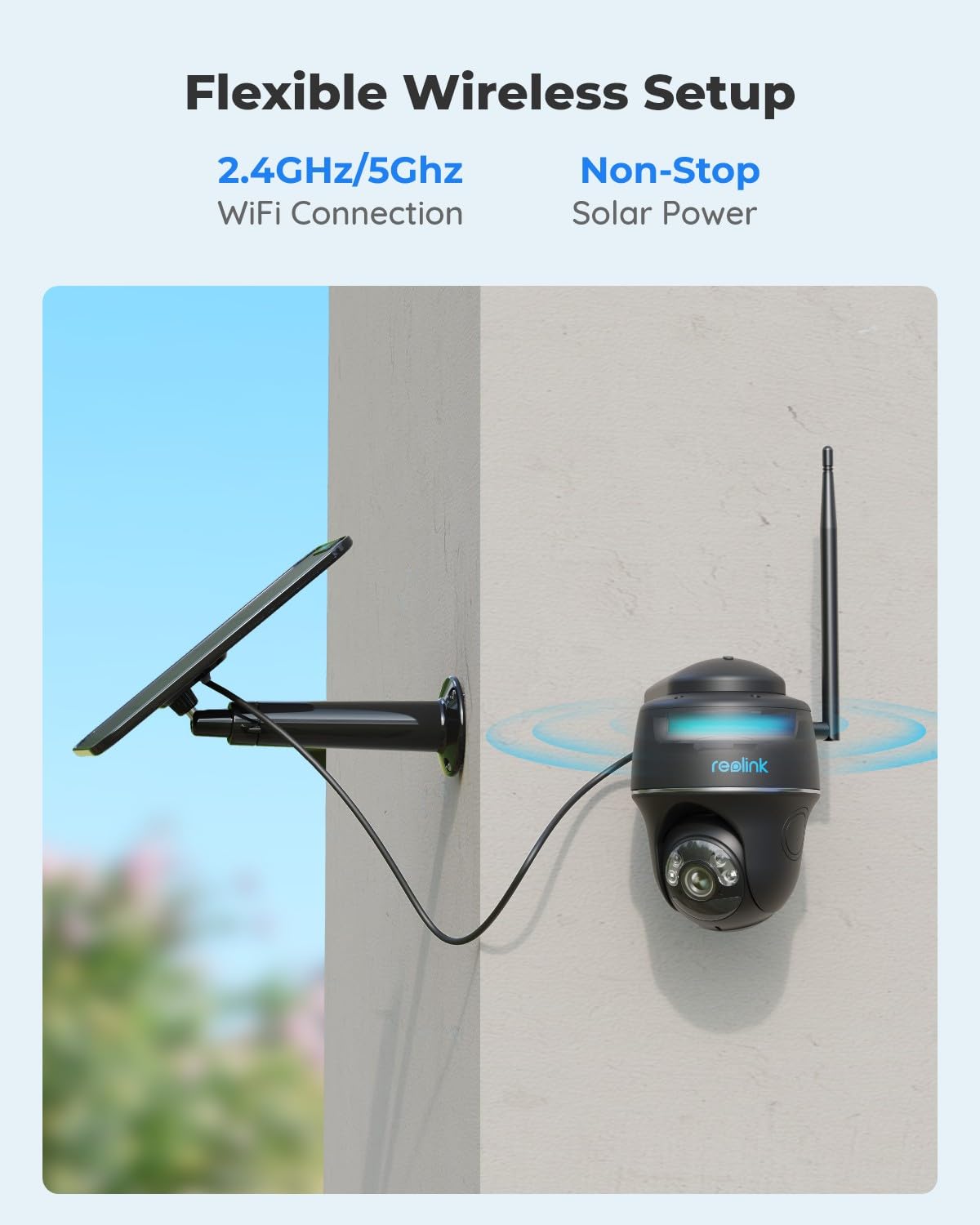REOLINK Argus PT Ultra First 4K Solar Security Cameras Wireless Outdoor