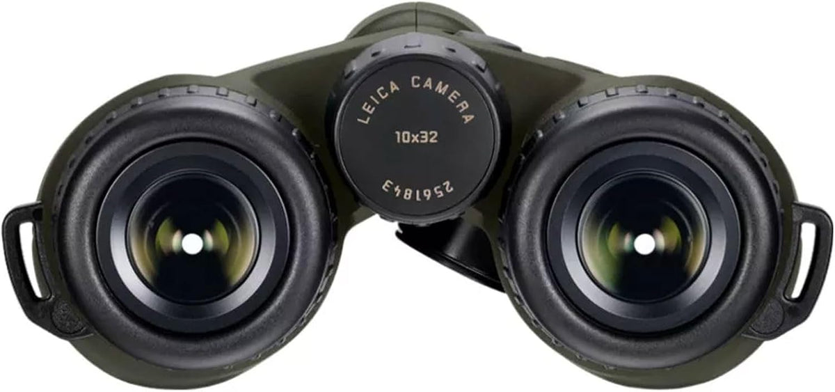 LEICA Geovid Pro 32 Rugged Compact Ergonomic Lightweight Weather-Proof Rangefinder Binoculars for Outdoor, Hunting, Bird Watching, Travel, Olive Green, 10x32