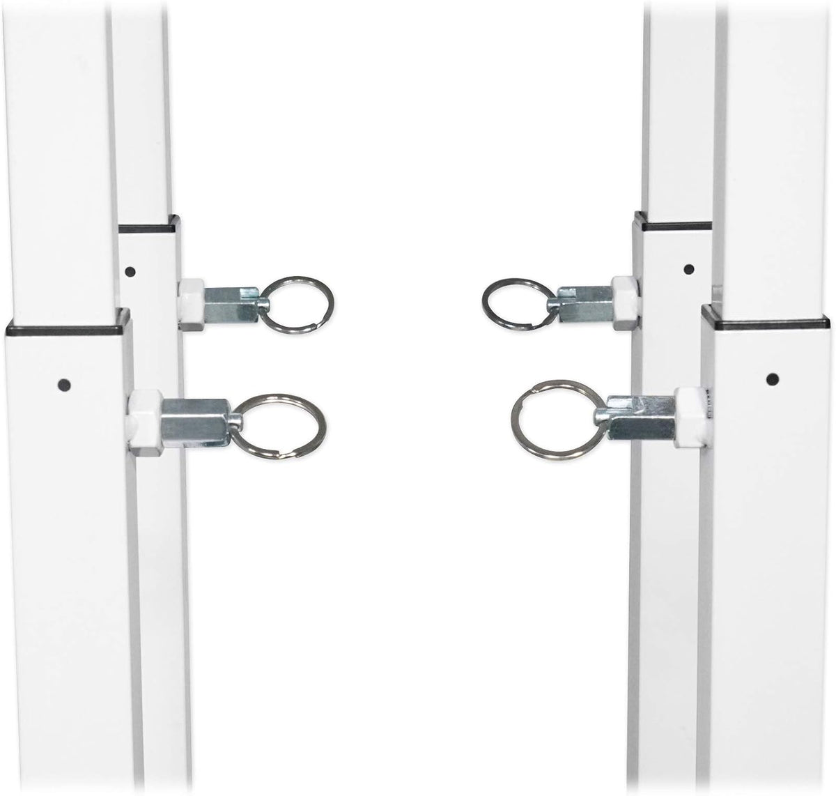 Rockville RTP32W White Totem Moving Head Light Stand, 2-Pack
