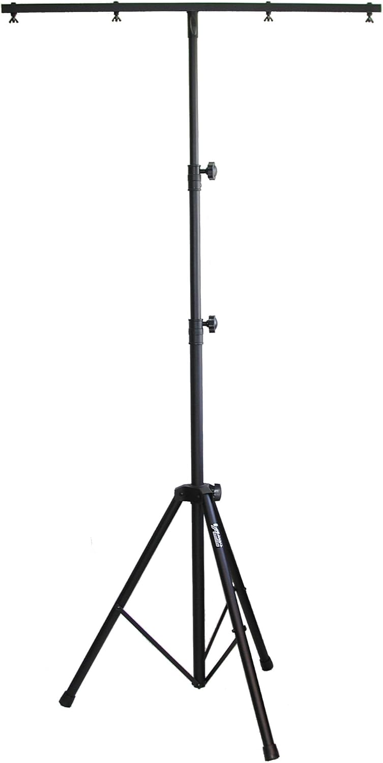 AUDIO 2000'S AST4421BX2 2-Pack Professional Lighting Stands with T-Bars