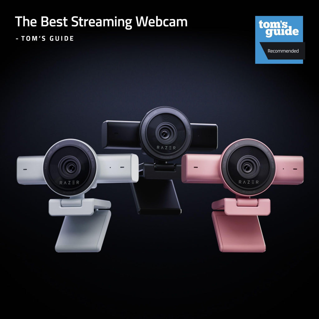 Razer Kiyo V2 Webcam for Streaming and Collaboration 4K 30Fps, Black