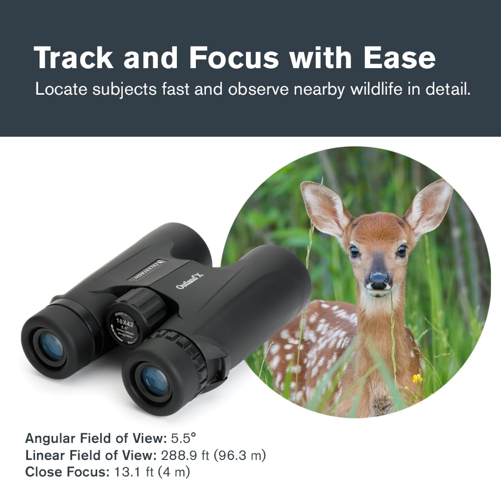 Celestron Outland X 10x50 Binoculars for Low-Light Wildlife Views