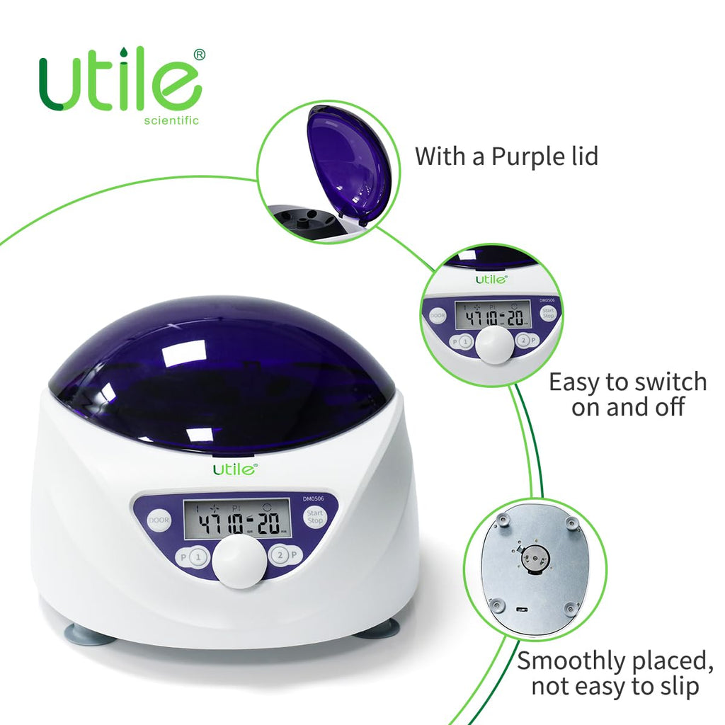 Utile PRP Benchtop Centrifuge Machine LCD Display for Laboratory School