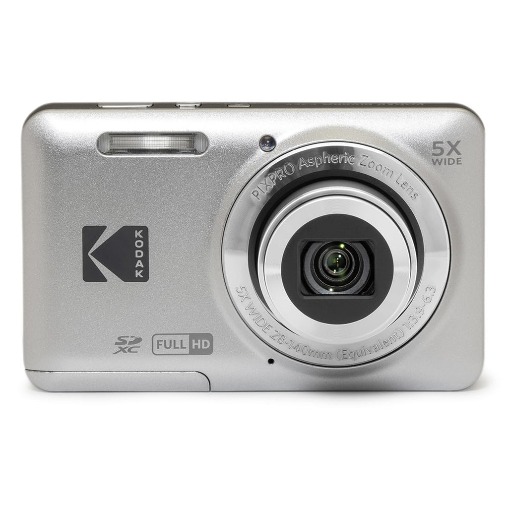 KODAK PIXPRO FZ55 16MP Compact Digital Camera, 5X Optical Zoom, Blue