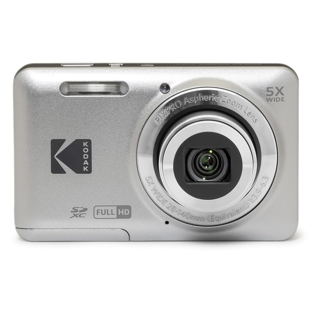 KODAK PIXPRO FZ55 16MP Compact Digital Camera, 5X Optical Zoom, Blue
